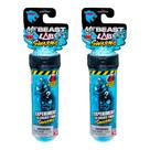 Kit 2 Tubo de Ensaio com 2 Mini Bonecos Swarms MrBeast Lab
