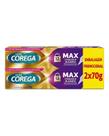 Kit 2 Ultra Corega Creme Max Fixação Sem Sabor 70g