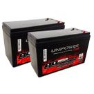 Kit 2 Un Baterias Seladas 12V Unipower - Alarme e Segurança
