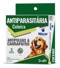 Kit 2 Un Coleira Antipulgas Carrapatos World Dugs 17 Grs