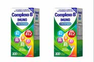 Kit 2 Un Complexo B Suplemento Alimentar Airela 100 Comprimidos
