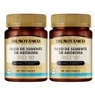 Kit 2 un - oleo de semente de abobora 2.000mg 60 softgels dr. botanico