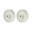 Kit 2 un roda 412 nylon 4 pol 90kg p/ rodízio