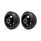 Kit 2 un roda borracha moldada 5 pol 180kg p/ rodízio