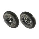 KIT 2 UN RODA PNEUM. AJAX 3.50-8 - 2L - ROLAM. 1" CH 1,2mm