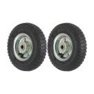 Kit 2 un roda pneum. ajax cargo 2.50-4 - 4l - rolam. 3/4"