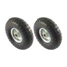 Kit 2 un roda pneum. ajax cargo 3.50-4 - 4l - rolam. 3/4"