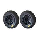 Kit 2 un roda pneumática 3.25-8 2 lonas 1 pol aro plastico