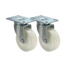 Kit 2 un roda rodízio giratório nylon 5 polegada 130mm