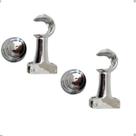 Kit 2 Un Suporte Plástico Varão Cortina Simples Comum Ilhós Argola 19mm Cor Par Ponteira Inclusa Kit 2 Un Suporte Plástico Varão Cortina Simples Comum Ilhós Argola 19mm Cor Par Ponteira Inclusa