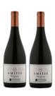 Kit 2 Un Vinho Amitie Chardonnay DOVV 750 ml