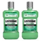 Kit 2 und Antisséptico Bucal Listerine Menta Verde Zero 500ml Kit 2 und Antisséptico Bucal Listerine Menta Verde Zero 500ml
