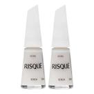 Kit 2 Und Esmalte Risque Natural Renda 8ml