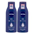 Kit 2 und Loção Hidratante Nívea Milk Pele Extra Seca 400ml