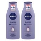 Kit 2 und Loção Hidratante Nívea Soft Milk 400ml