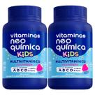 Kit 2 und Vitaminas Neo Química Kids Morango Mastigável c/ 60cpr Kit 2 und Vitaminas Neo Química Kids Morango Mastigável c/ 60cpr