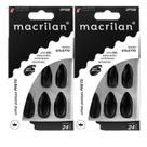 Kit 2 Unhas Postiças Stiletto Preta UP508 - Macrilan