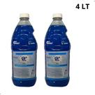 Kit 2 Uni Lava-Roupas Líquido Galão 2L Azul RC -4 Litros