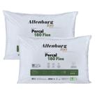Kit 2 Unidades Altenburg Travesseiro Percal 180 Fios, 50x70 cm, Branco, Edição Comemorativa 100 Anos