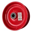 Kit 2 unidades aro 8" p/ carrinho de mão vermelho com rolamento ref. 8772 - lotus