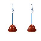 Kit 2 unidades Bebedouro Frango Aves Galinha Pendular Automatico