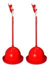 Kit 2 Unidades Bebedouro Frango Aves Pendular Automatico
