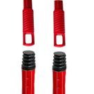 Kit 2 Unidades Cabo de Vassoura Rodo 120cm Condor Metálico Plastificado Com Encaixe de Rosca E Alça Para Pendurar