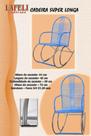 Kit 2 unidades cadeiras super longa pvc espaguete macarrão jardim, areia, sala e quarto