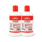 Kit 2 Unidades Cola Branca Famix 500g / Escolar e Artesanato