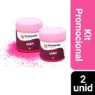 Kit 2 unidades Corante em pó Saramanil 7g Rosa Bebê