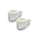 Kit 2 Unidades de Difusor Elétrico Para Ambientes Cor Branco ou Preto Para Essência