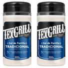 Kit 2 unidades de Sal de Parrilha Tradicional Temprero de Carne, Costelas e Assados Texgrill 500g