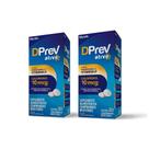 Kit 2 unidades de Vitamina D Calcifediol DPrev Ative c/ 30 Cpr cada