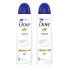 Kit 2 Unidades Desod Aero Dove Original Tradicional 150ml