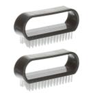 Kit 2 Unidades ESCOVA DE UNHA / USO GERAL Superpro Bettanin Compacta 9,5X2,5Cm Praticidade Para Alcançar Áreas Difíceis