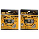 Kit 2 unidades - ingco jogo de discos serra circular 7.1/4 polegada (185mm x 30mm)