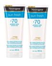 Kit 2 unidades Neutrogena Sun Fresh FPS 70 200ml