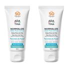 Kit 2 Unidades Protetor Solar 12HS Toque Seco Poros, Cravos e Oleosidade Normalize Pore Control FPS 50