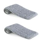 Kit 2 Unidades REFIL Retangular Para Esfregão Mop Flat de Microfibra Reutilizável