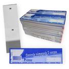 Kit- 2 UNIDADES Talões Controle 2 Corpos Numerado Sorteio Tamoio - 15,5x4,6cm - TL 100 Folhas