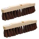 Kit 2 Unidades Vassoura GARI Piaçava 60cm Madeira Vassourão SEM CABO Para Pisos Calçadas Pátios Garagens Pátios Kit 2 Unidades Vassoura GARI Piaçava 60cm Madeira Vassourão SEM CABO Para Pisos Calçadas Pátios Garagens Pátios