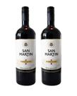 Kit 2 Unidades Vinho Tinto Bordo Suave San Martin 1lt