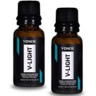 Kit 2 V-Light 20ml Vitrificador Farol Brilho E Proteção UV Vonixx