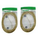 kit 2 varal cabo de aço corda revestida forte resistente anti ferrugem