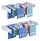 Kit 2 Varal De Parede Aço Reforçado 70cm Apartamento