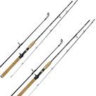 Kit 2 Varas de Carretilha Koba Resistente Cabo Cortiça Pesca