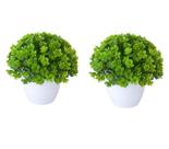 Kit 2 Vasinho Planta Artificial Decoração Presente