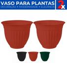 Kit 2 Vaso de Plantas Plástico 2L Mudas Decoração Jardinagem Kit 2 Vaso de Plantas Plástico 2L Mudas Decoração Jardinagem