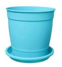 Kit 2 Vaso n3,5 azul aquarela + Prato n1,2 azul nutriplan Kit 2 Vaso n3,5 azul aquarela + Prato n1,2 azul nutriplan