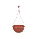 kit 2 VASO REDONDO FLORENÇA 4L marrom COM ALÇA 50 CM